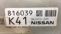 2014 Pathfinder Nissan PCM Engine Control Computer ECU ECM PCU OEM P/N:BEM3B1-300 A1 Fits OEM Used Auto Parts - Oemusedautop
