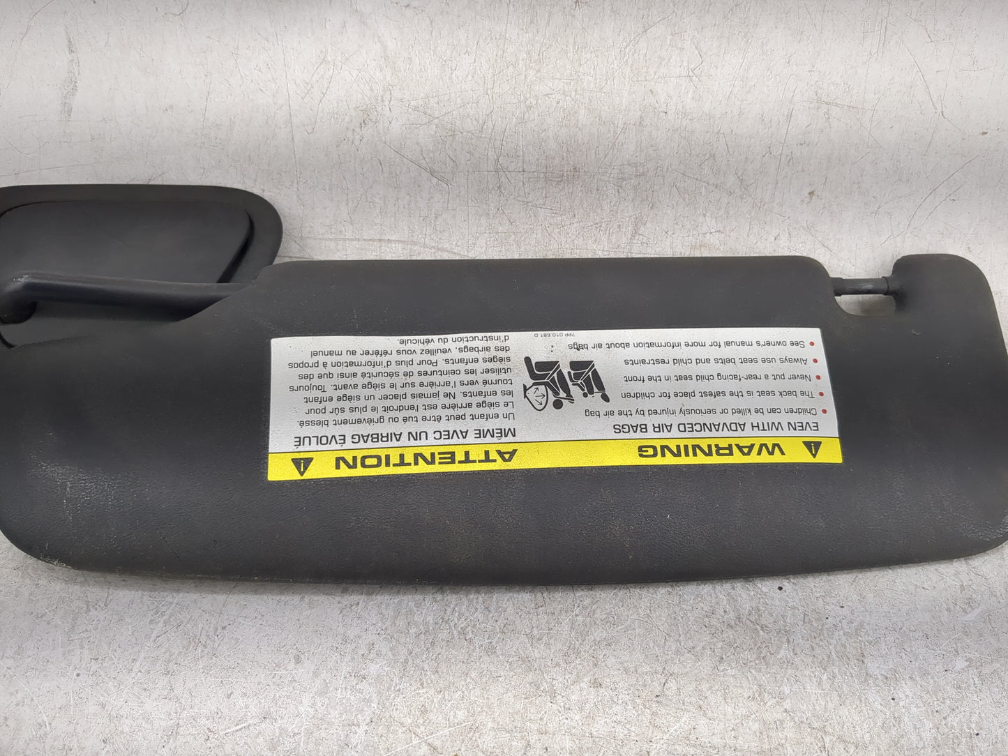 2014-2016 Porsche 911 Sun Visor Shade Replacement Passenger Right Mirror Fits Fits 2014 2015 2016 OEM Used Auto Parts - Oemu