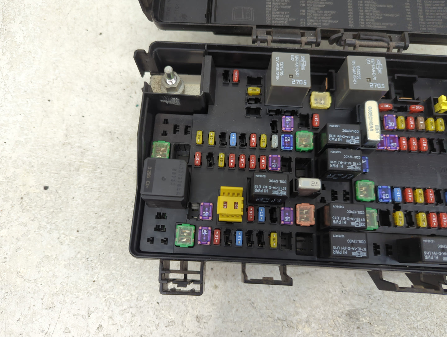 2014 Ram 1500 Fusebox Fuse Box Panel Relay Module P/N:7140-1980-30 7140-5131-30 Fits OEM Used Auto Parts - Oemusedautoparts1