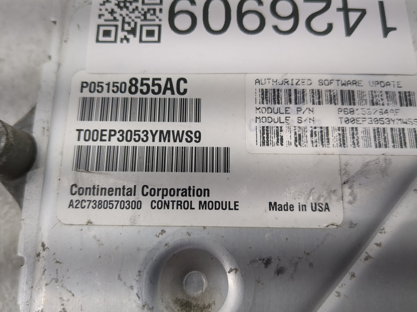 2014 Ram 1500 PCM Engine Control Computer ECU ECM PCU OEM P/N:P05150855AC P68153764AF, T00EP3053YMWS9, A2C7380570300 Fits OE