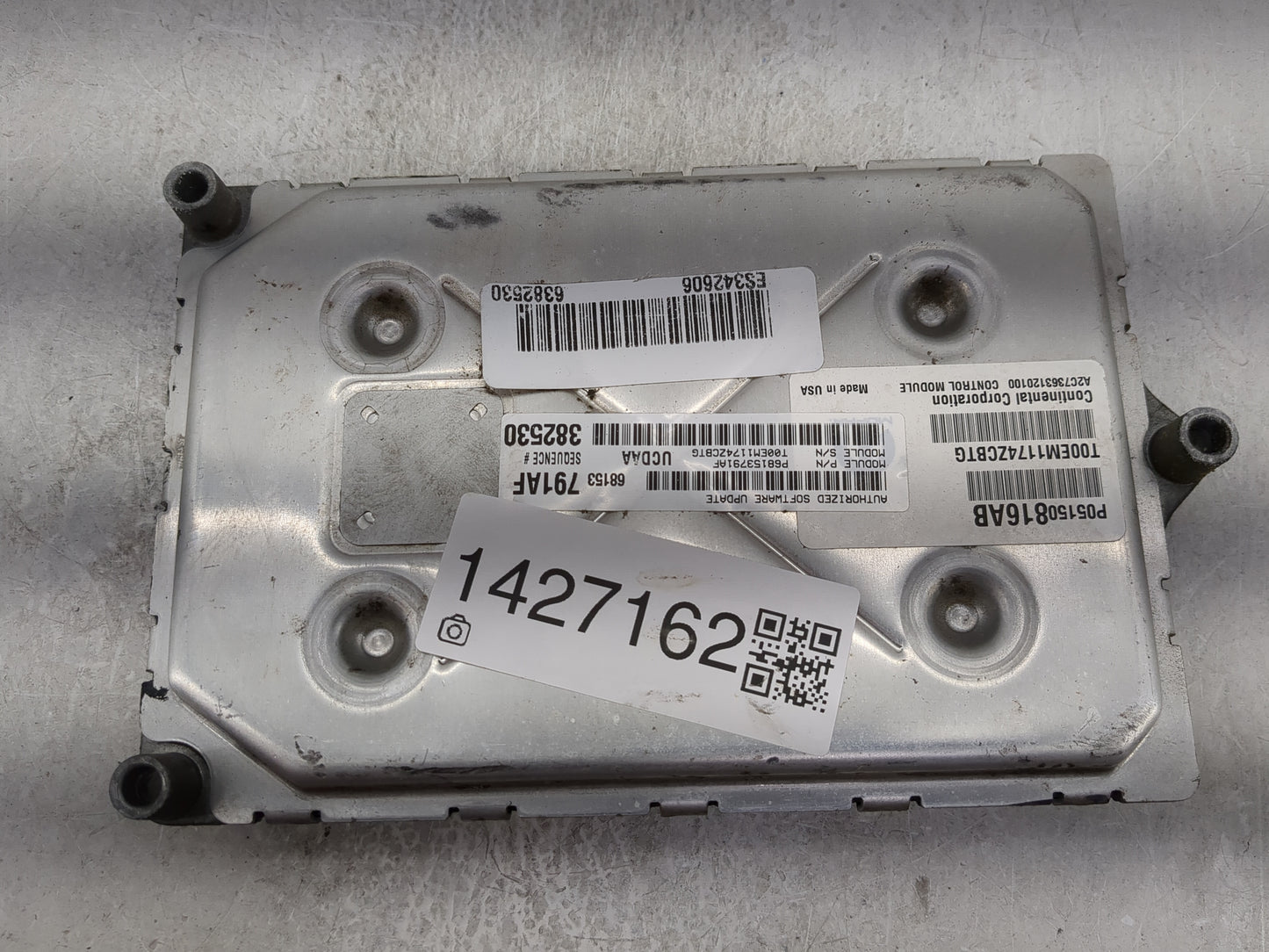 2014 Ram 1500 PCM Engine Control Computer ECU ECM PCU OEM P/N:P05150816AB T00EM1174ZCBTG, P68153791AF, A2C73631201 00 Fits O