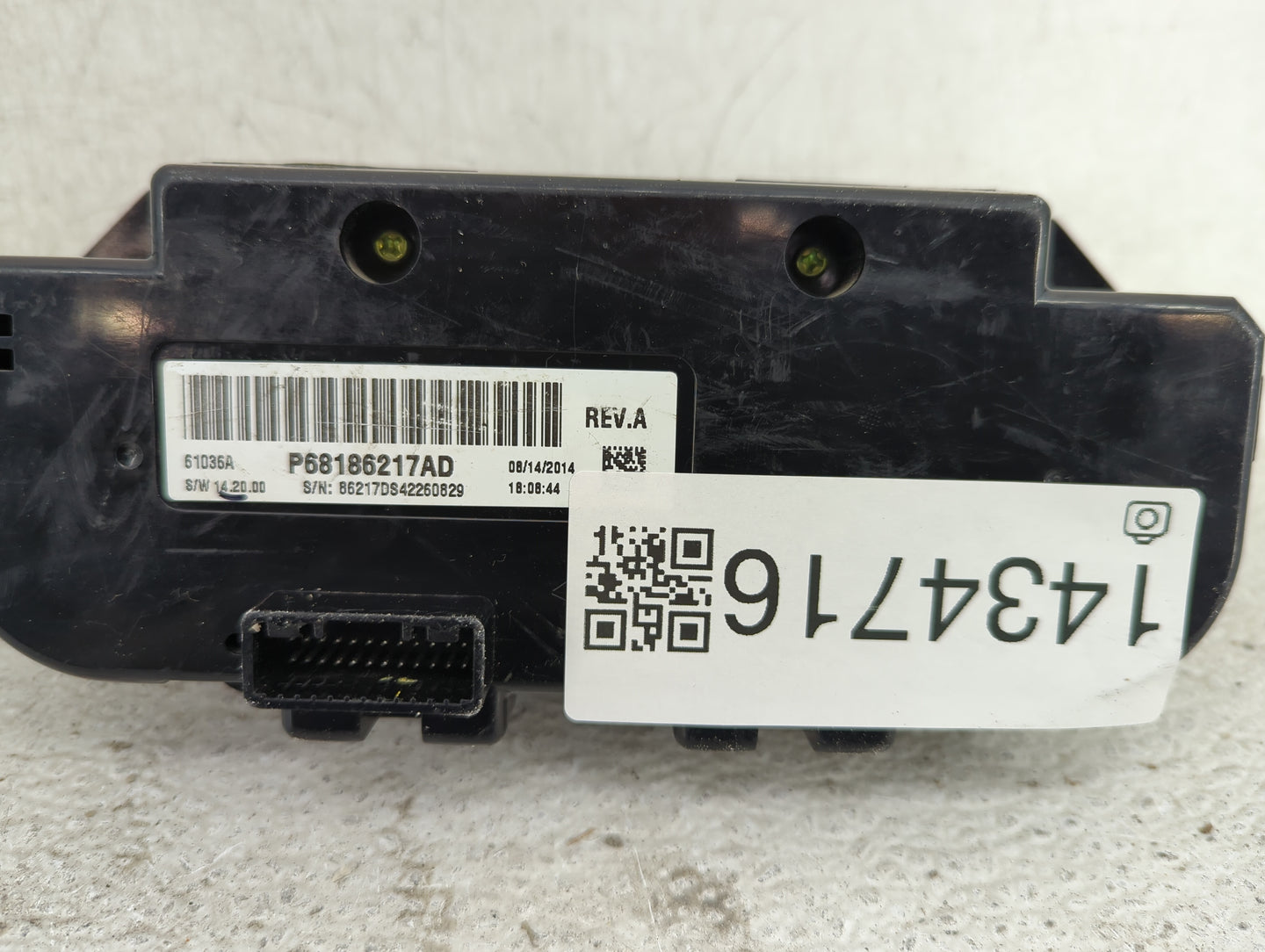 2013-2022 Ram 1500 Climate Control Module Temperature AC/Heater Replacement P/N:P68186217AD Fits OEM Used Auto Parts - Oemus