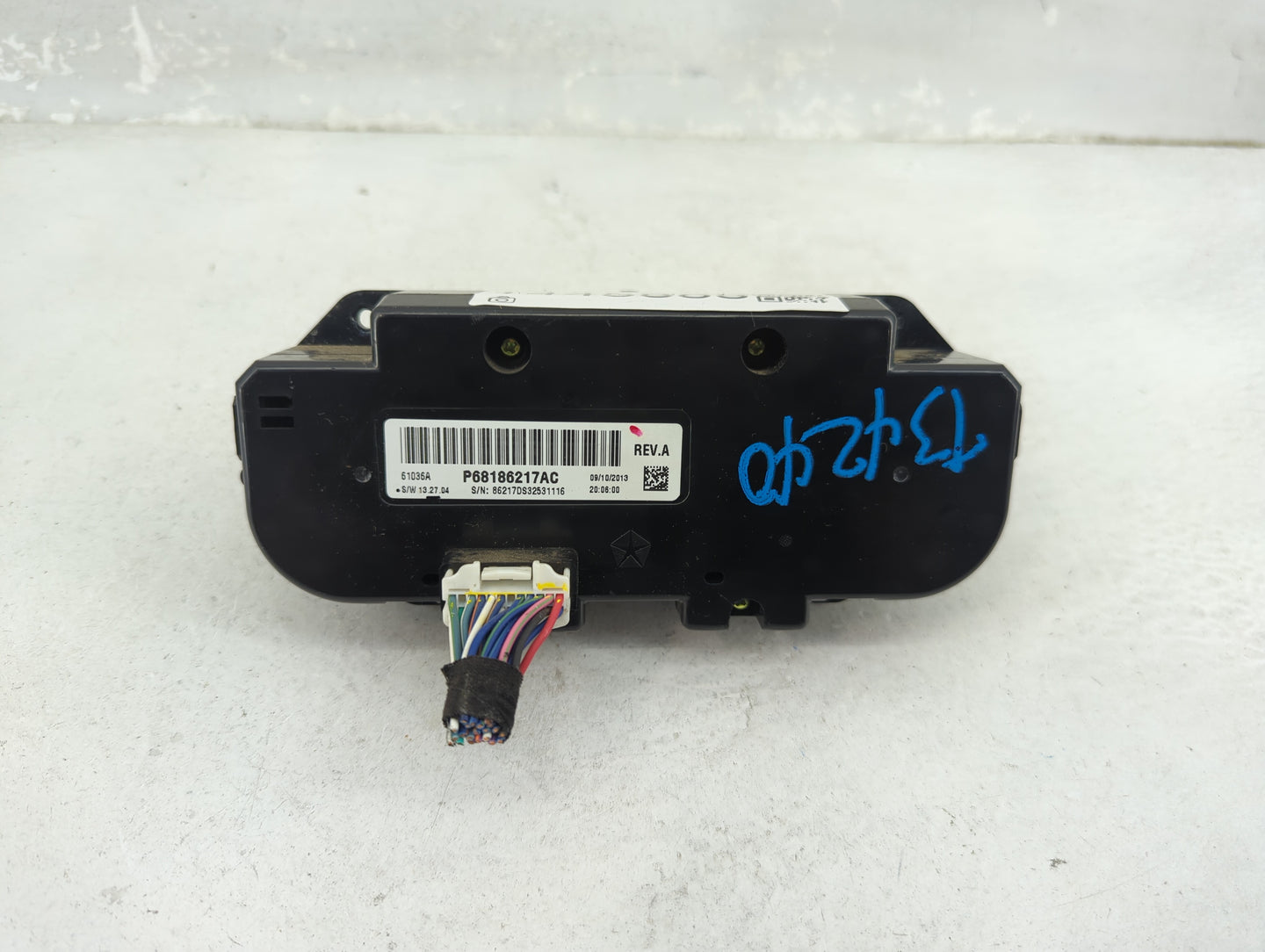 2013-2022 Ram 1500 Climate Control Module Temperature AC/Heater Replacement P/N:P68186217AC Fits OEM Used Auto Parts - Oemus