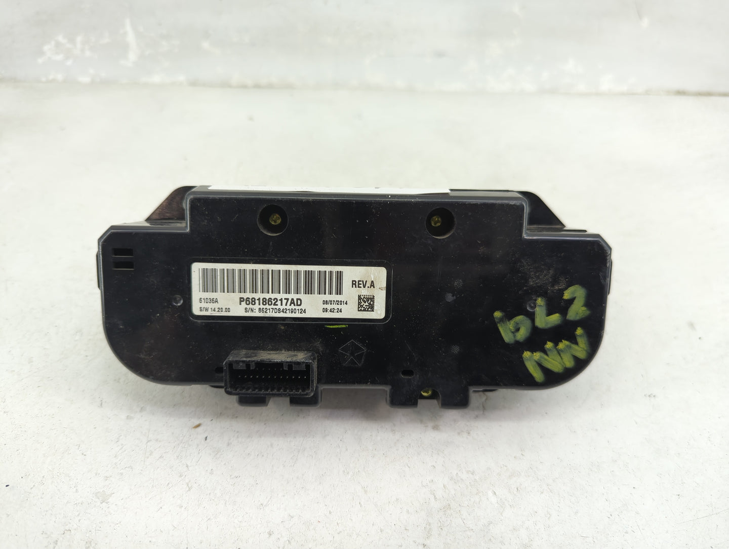 2014 Ram 1500 Climate Control Module Temperature AC/Heater Replacement P/N:P68186217AD Fits OEM Used Auto Parts - Oemusedaut