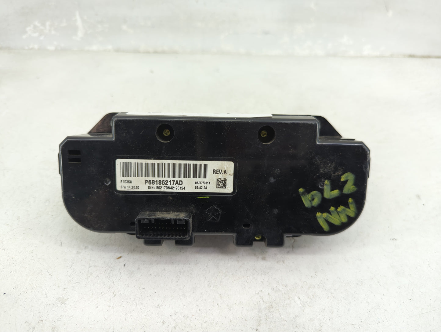 2014 Ram 1500 Climate Control Module Temperature AC/Heater Replacement P/N:P68186217AD Fits OEM Used Auto Parts - Oemusedaut