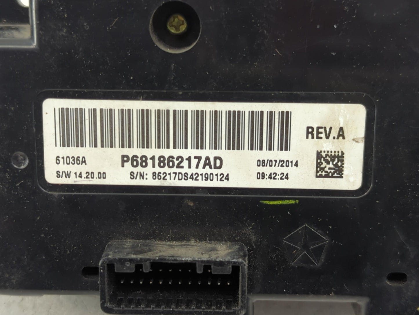 2014 Ram 1500 Climate Control Module Temperature AC/Heater Replacement P/N:P68186217AD Fits OEM Used Auto Parts - Oemusedaut