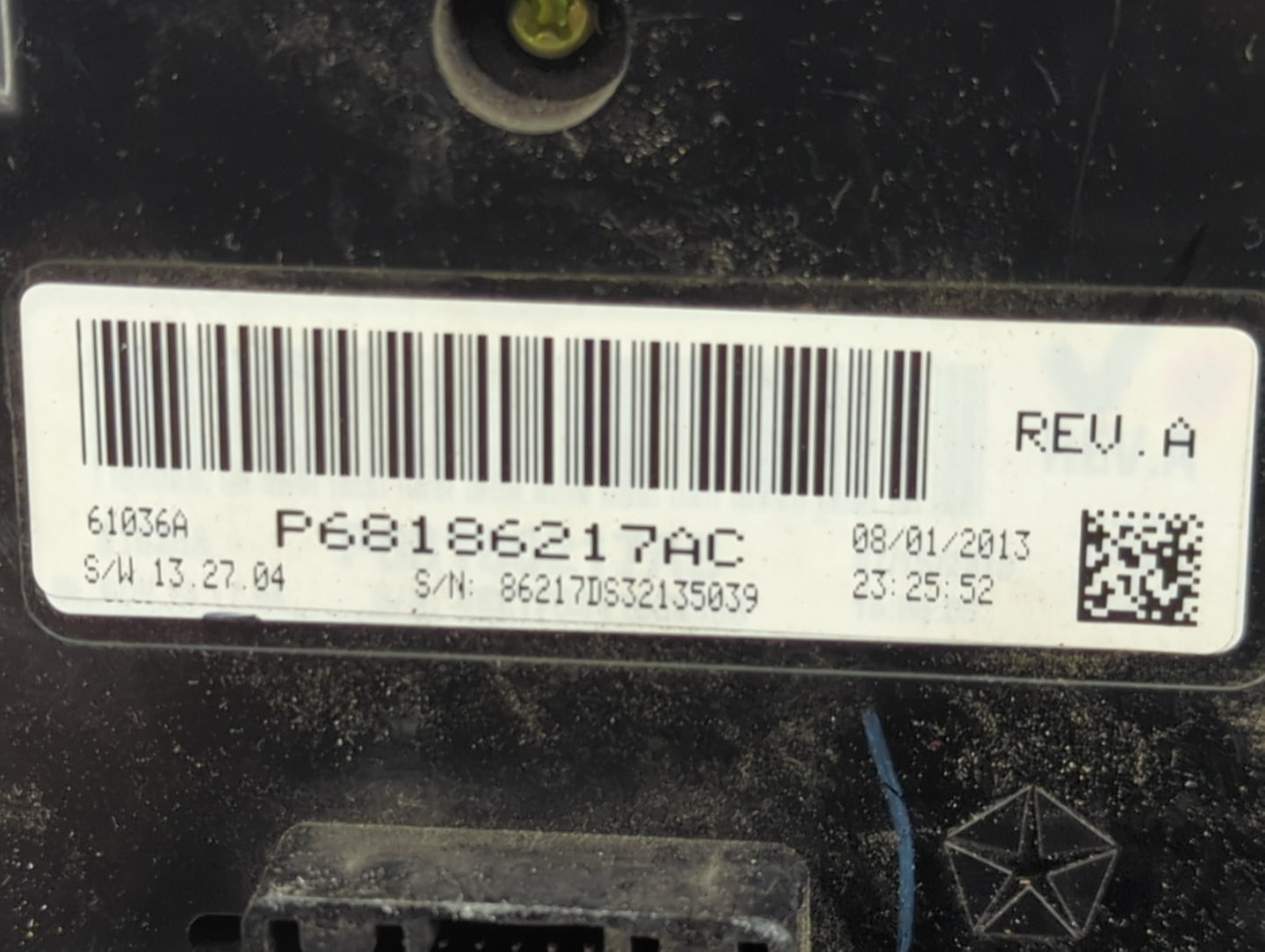 2014 Ram 1500 Climate Control Module Temperature AC/Heater Replacement P/N:P68186217AC Fits OEM Used Auto Parts - Oemusedaut