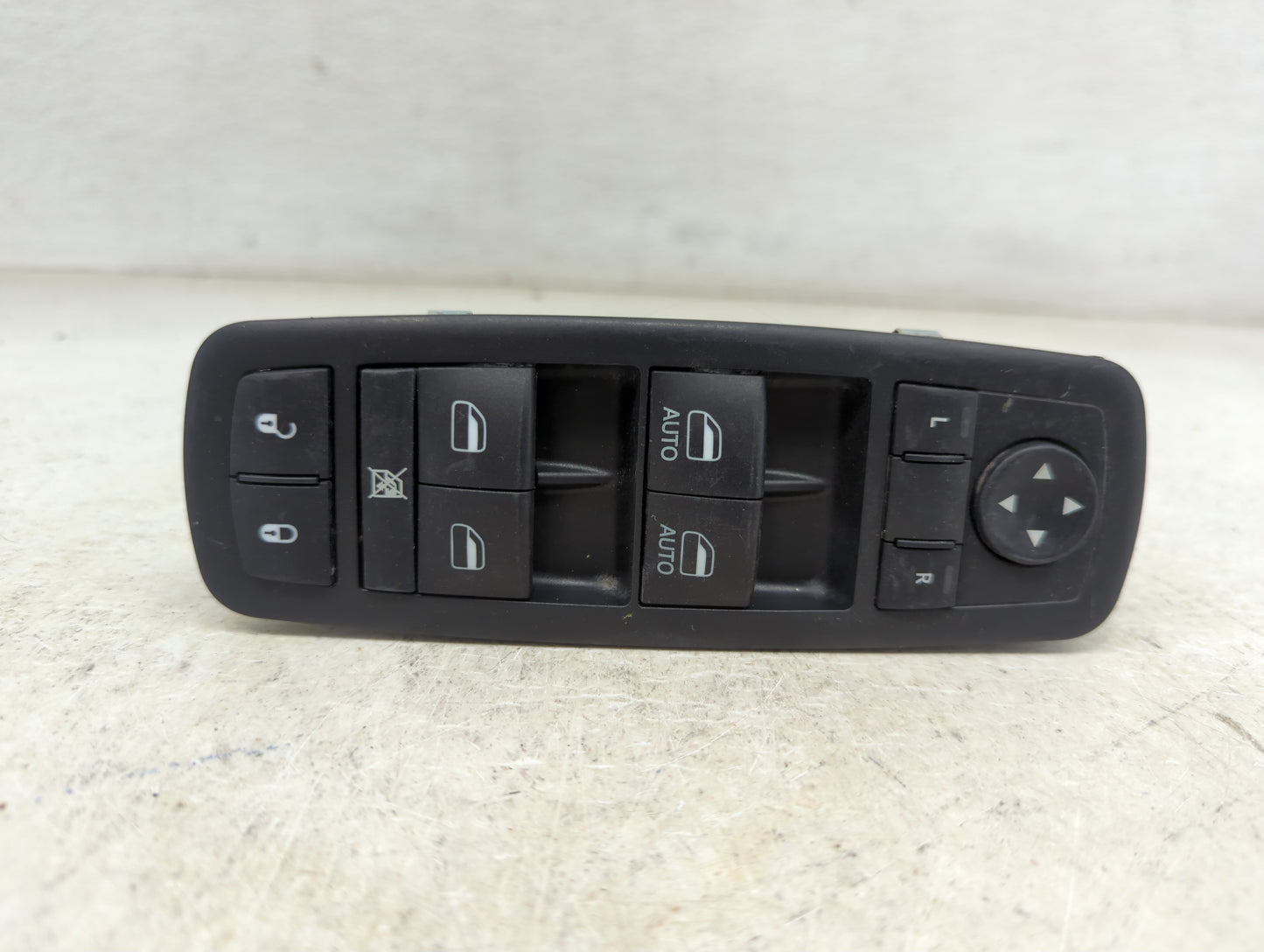 2014 Ram 1500 Master Power Window Switch Replacement Driver Side Left P/N:68110866AA Fits OEM Used Auto Parts - Oemusedautop
