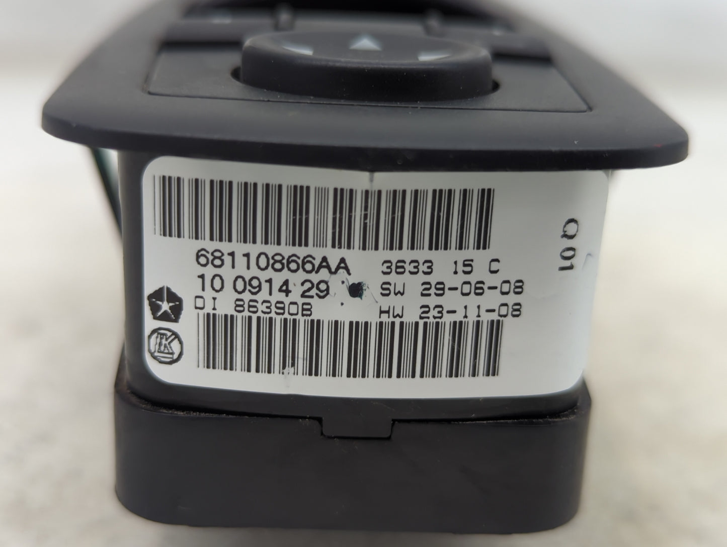 2013-2015 Ram 1500 Master Power Window Switch Replacement Driver Side Left P/N:68110866AA Fits Fits 2012 2013 2014 2015 2016