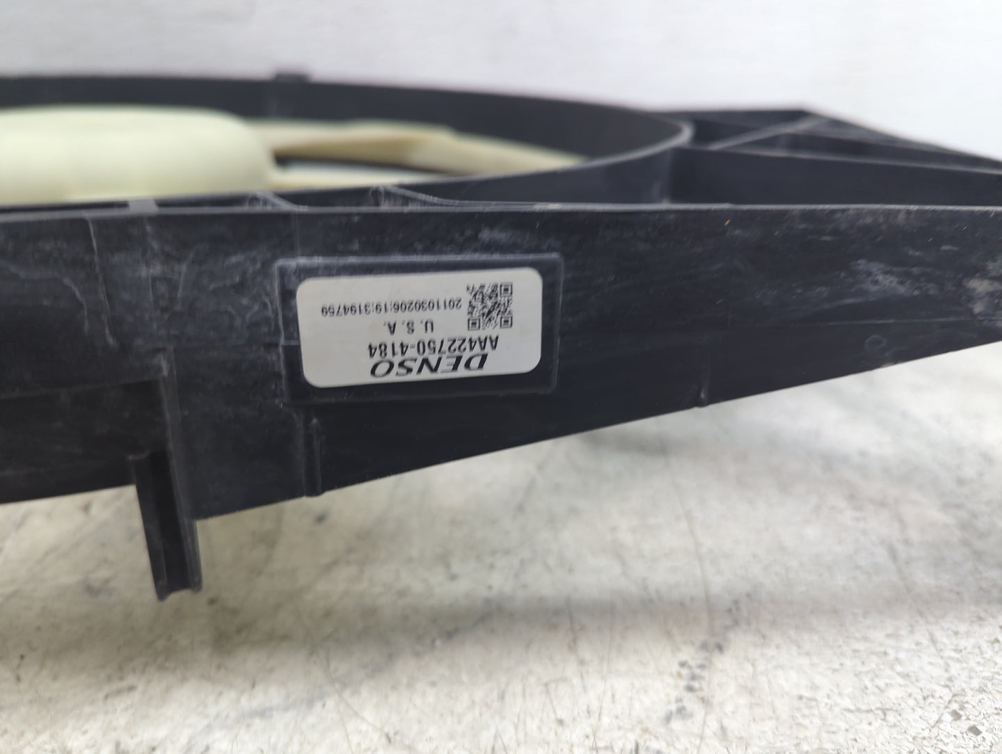 2011-2022 Ram 1500 Electric Radiator Cooling Fan Motor Assembly P/N:AA422750-4184 Fits OEM Used Auto Parts - Oemusedautopart