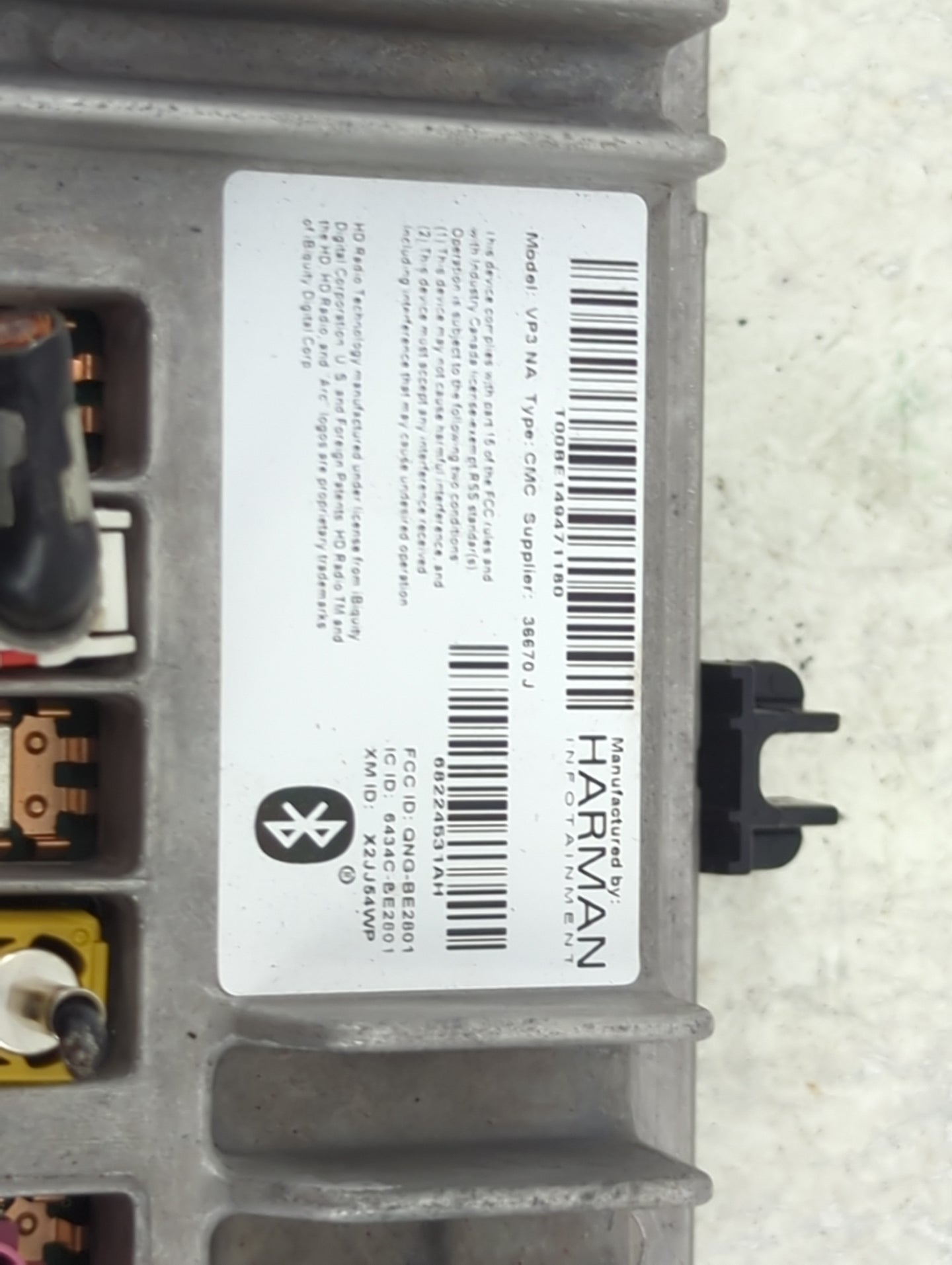 2014 Ram 1500 Radio AM FM Cd Player Receiver Replacement P/N:VP3 NA 36670J, T00BE14947118D, QNQ-BE2801, 6434C-BE2801 Fits OE