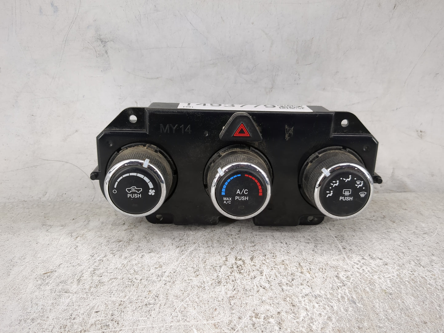 2014 Ram 1500 Climate Control Module Temperature AC/Heater Replacement P/N:P68186217AC Fits OEM Used Auto Parts - Oemusedaut