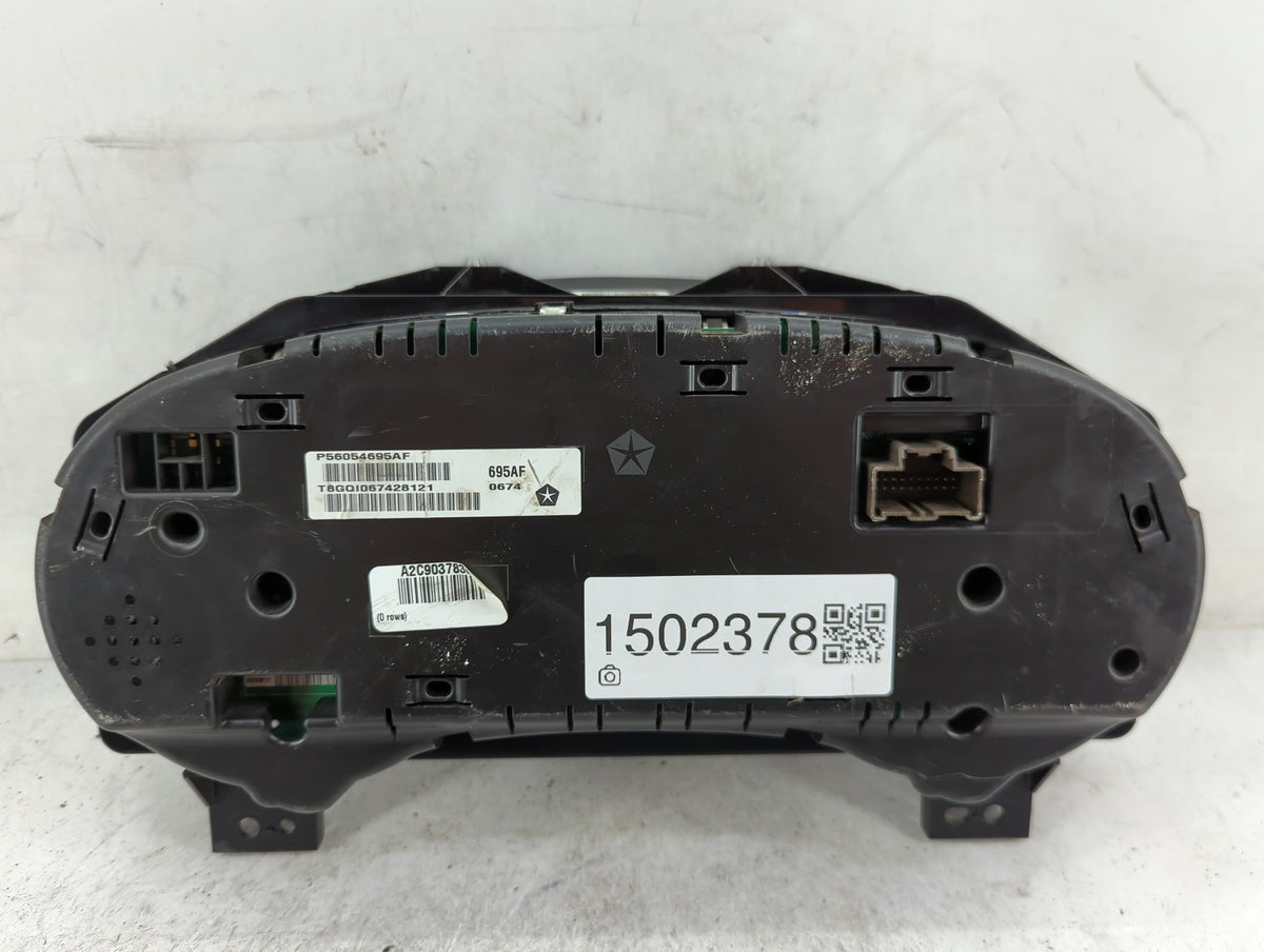 2014 Ram 1500 Instrument Cluster Speedometer Gauges P/N:P56054695AF T8GQI067428121, A2C9037830 Miles: Fits OEM Used Auto Par