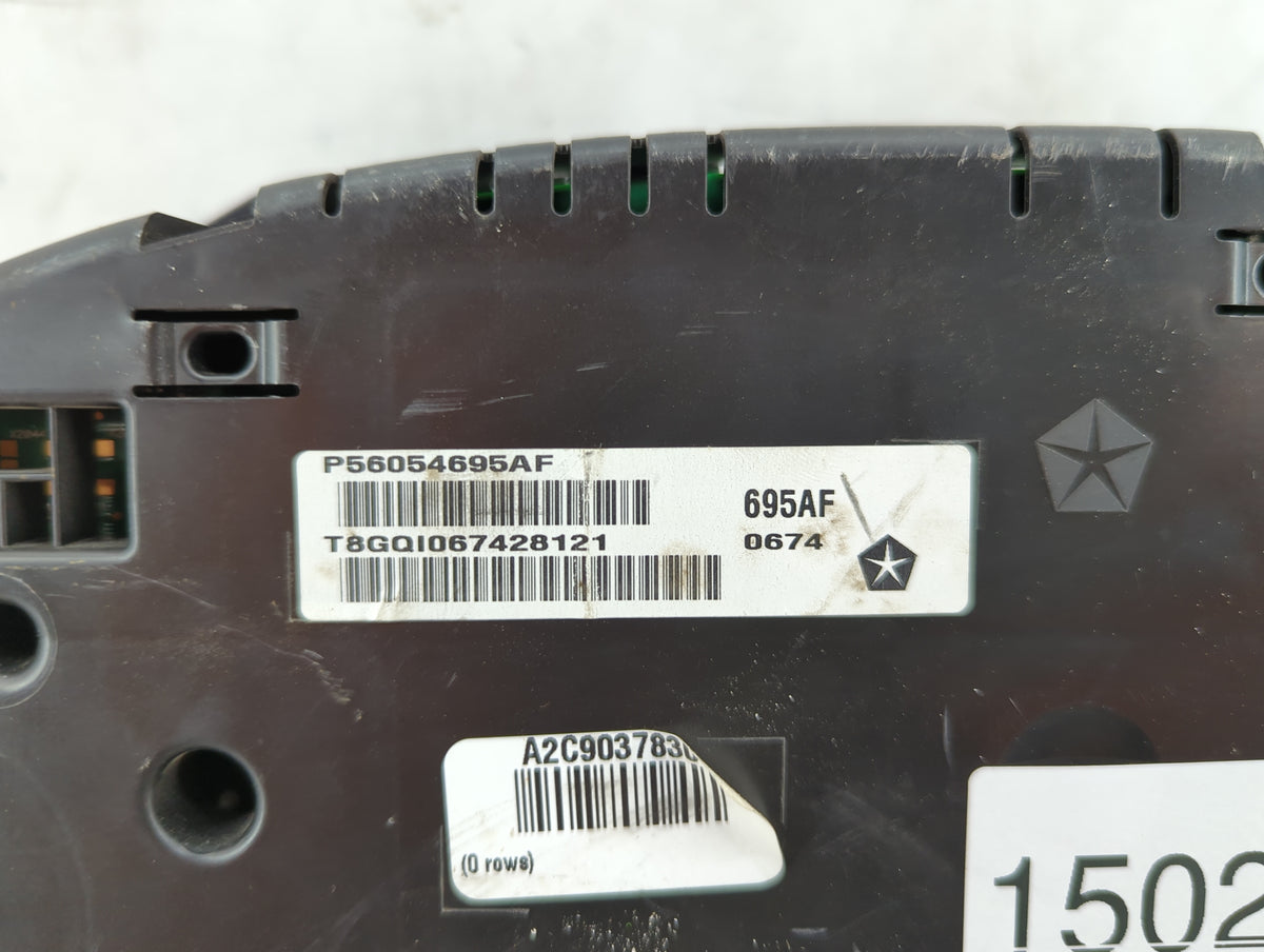 2014 Ram 1500 Instrument Cluster Speedometer Gauges P/N:P56054695AF T8GQI067428121, A2C9037830 Miles: Fits OEM Used Auto Par