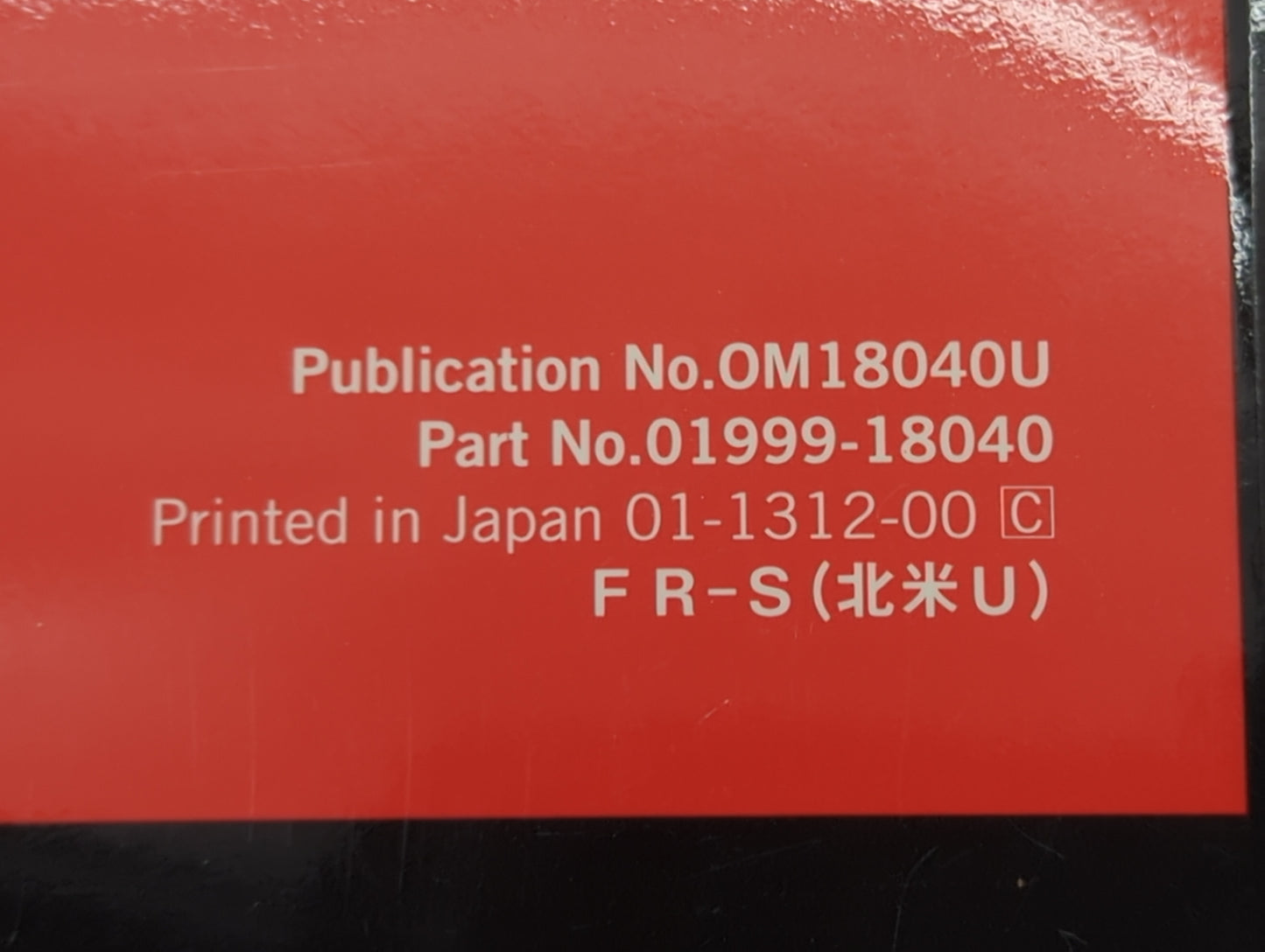 2014 Scion Fr-S Owners Manual Book Guide P/N:OM18040U 01999-18040 OEM Used Auto Parts - Oemusedautoparts1.com