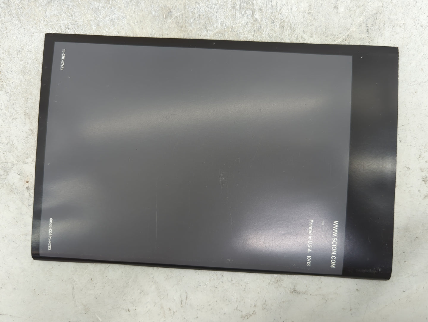 2014 Scion Fr-S Owners Manual Book Guide P/N:OM18040U 01999-18040 OEM Used Auto Parts - Oemusedautoparts1.com