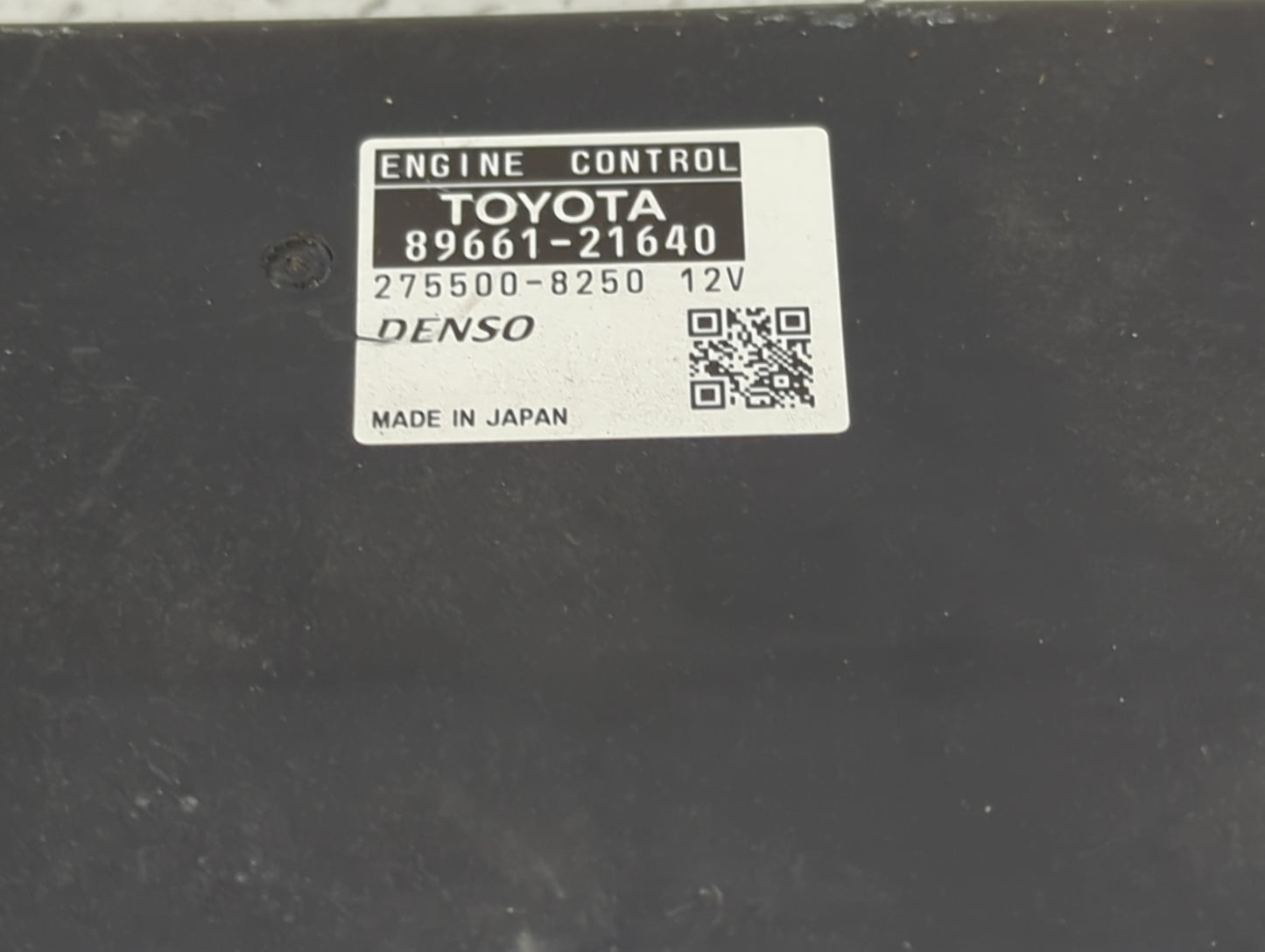 2014-2015 Scion Tc PCM Engine Control Computer ECU ECM PCU OEM P/N:89661-21640 275500-8250 Fits Fits 2014 2015 OEM Used Auto
