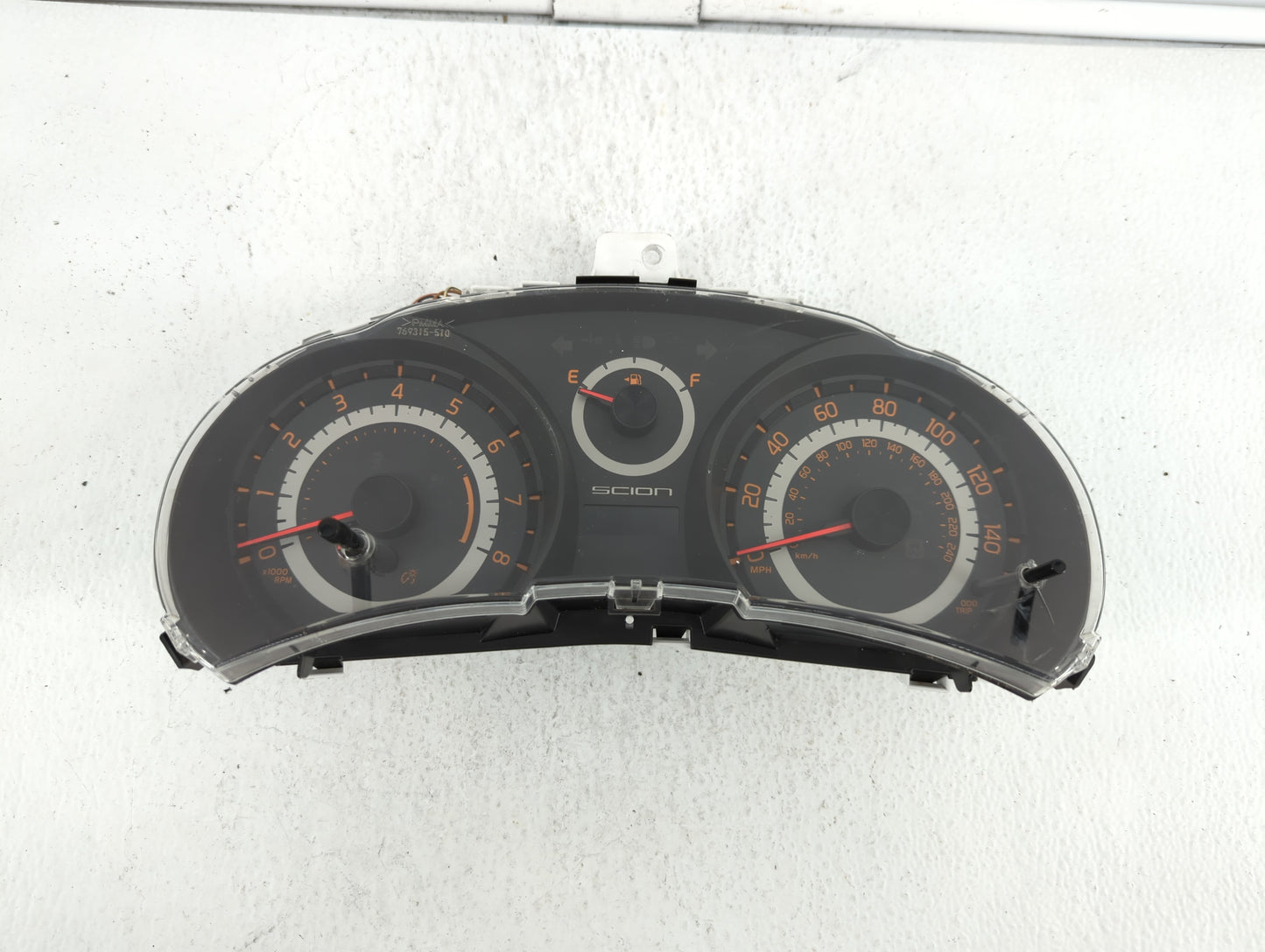 2014-2016 Scion Tc Instrument Cluster Speedometer Gauges P/N:83800-21510 83800-21500 Miles: Fits Fits 2014 2015 2016 OEM Use