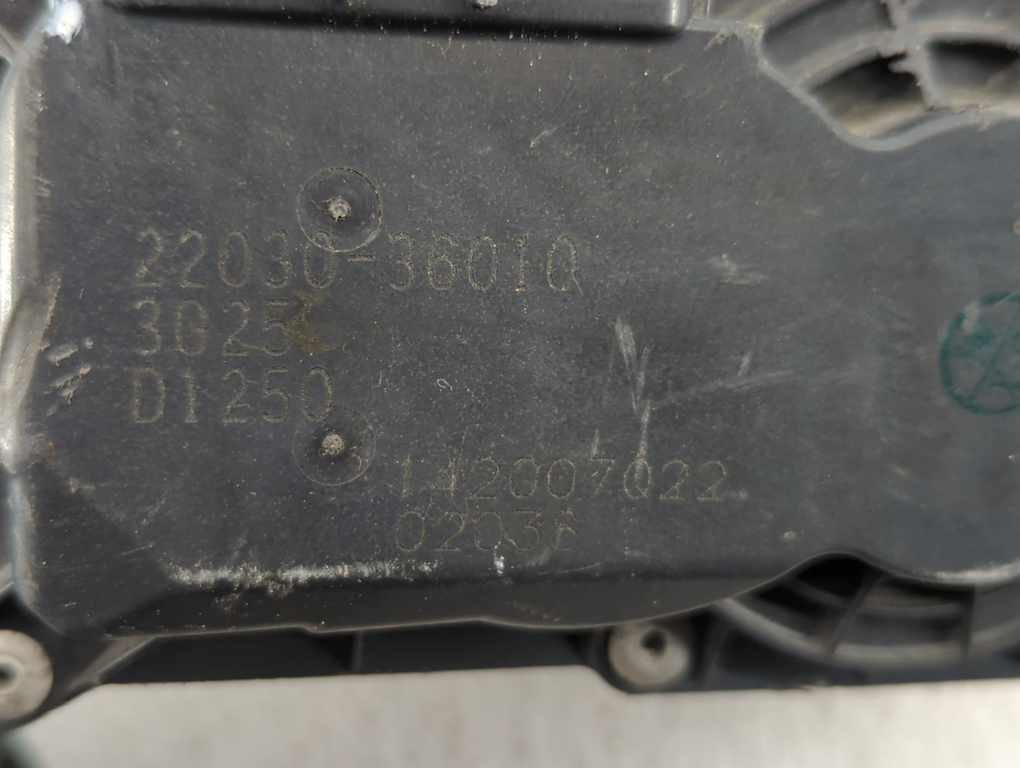 2011-2016 Scion Tc Throttle Body P/N:22030-36010 Fits Fits 2009 2010 2011 2012 2013 2014 2015 2016 2017 2018 2019 OEM Used A