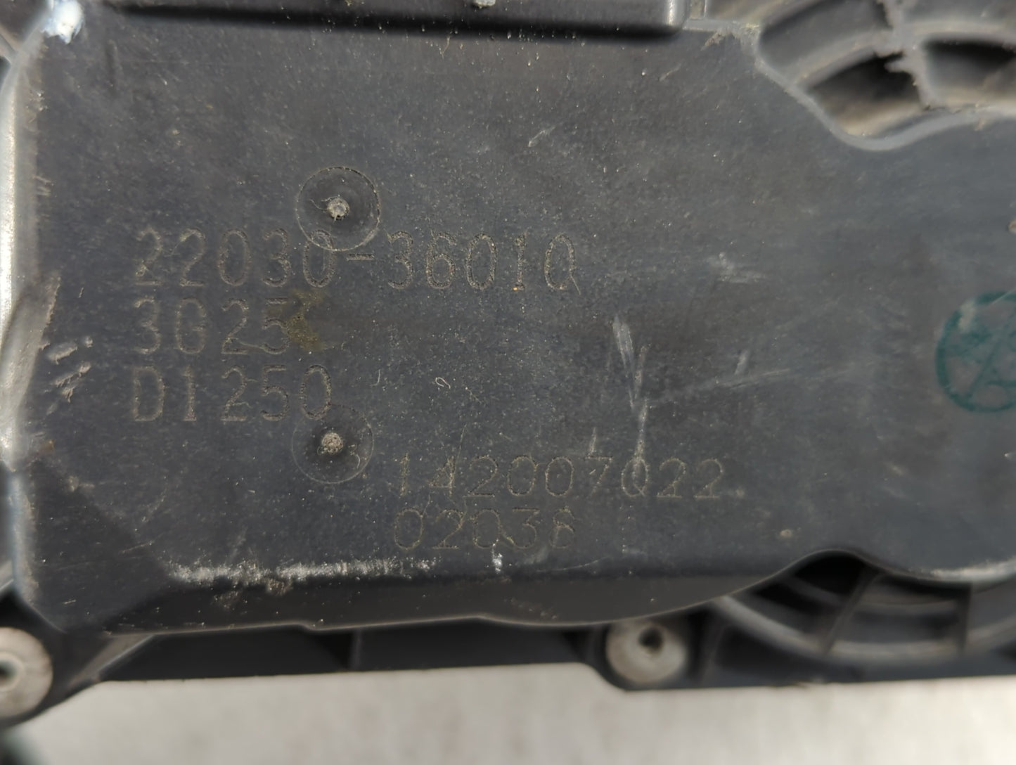 2011-2016 Scion Tc Throttle Body P/N:22030-36010 Fits Fits 2009 2010 2011 2012 2013 2014 2015 2016 2017 2018 2019 OEM Used A