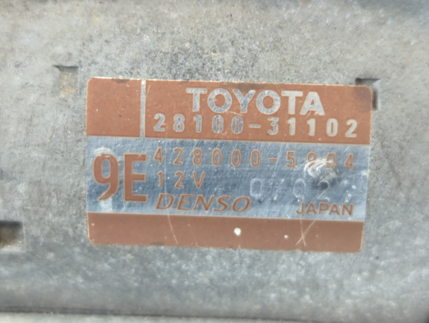 2011-2016 Scion Tc Car Starter Motor Solenoid OEM P/N:28100-31102 428000-5904 Fits Fits 2011 2012 2013 2014 2015 2016 OEM Us