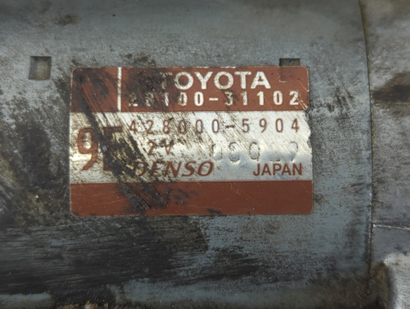 2011-2016 Scion Tc Car Starter Motor Solenoid OEM P/N:28100-31102 Fits Fits 2011 2012 2013 2014 2015 2016 OEM Used Auto Part