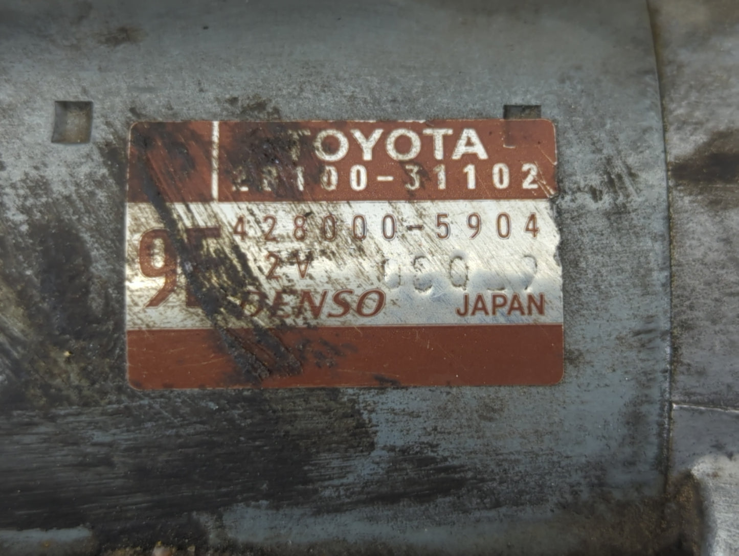 2011-2016 Scion Tc Car Starter Motor Solenoid OEM P/N:28100-31102 Fits Fits 2011 2012 2013 2014 2015 2016 OEM Used Auto Part