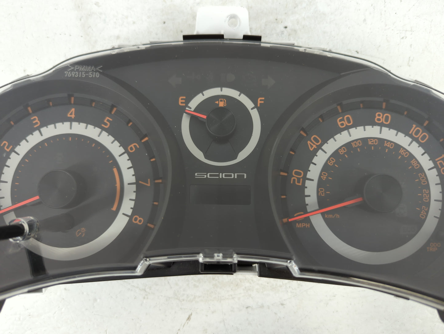 2014-2016 Scion Tc Instrument Cluster Speedometer Gauges P/N:342-620 83800-21480-A Fits Fits 2014 2015 2016 OEM Used Auto Pa