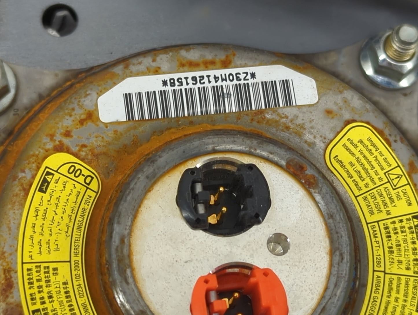 2008-2015 Scion Xb Air Bag Driver Left Steering Wheel Mounted Fits Fits 2008 2009 2010 2011 2012 2013 2014 2015 OEM Used Aut