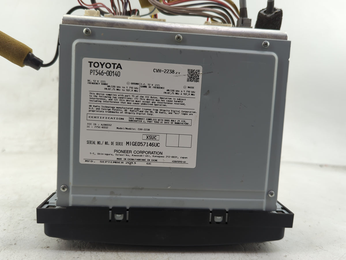 2013-2015 Scion Xb Radio AM FM Cd Player Receiver Replacement P/N:PT546-00140 Fits 2012 2013 2014 2015 2016 OEM Used Auto Pa