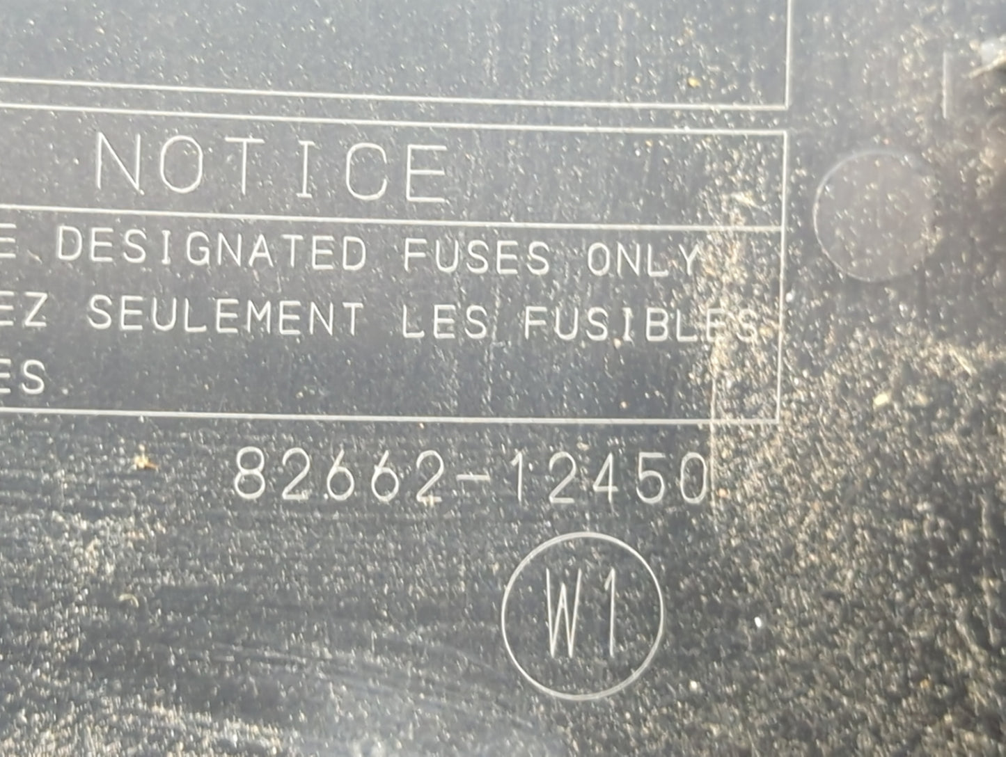 2008-2015 Scion Xb Fusebox Fuse Box Panel Relay Module P/N:82662-12450 Fits Fits 2008 2009 2010 2011 2012 2013 2014 2015 OEM