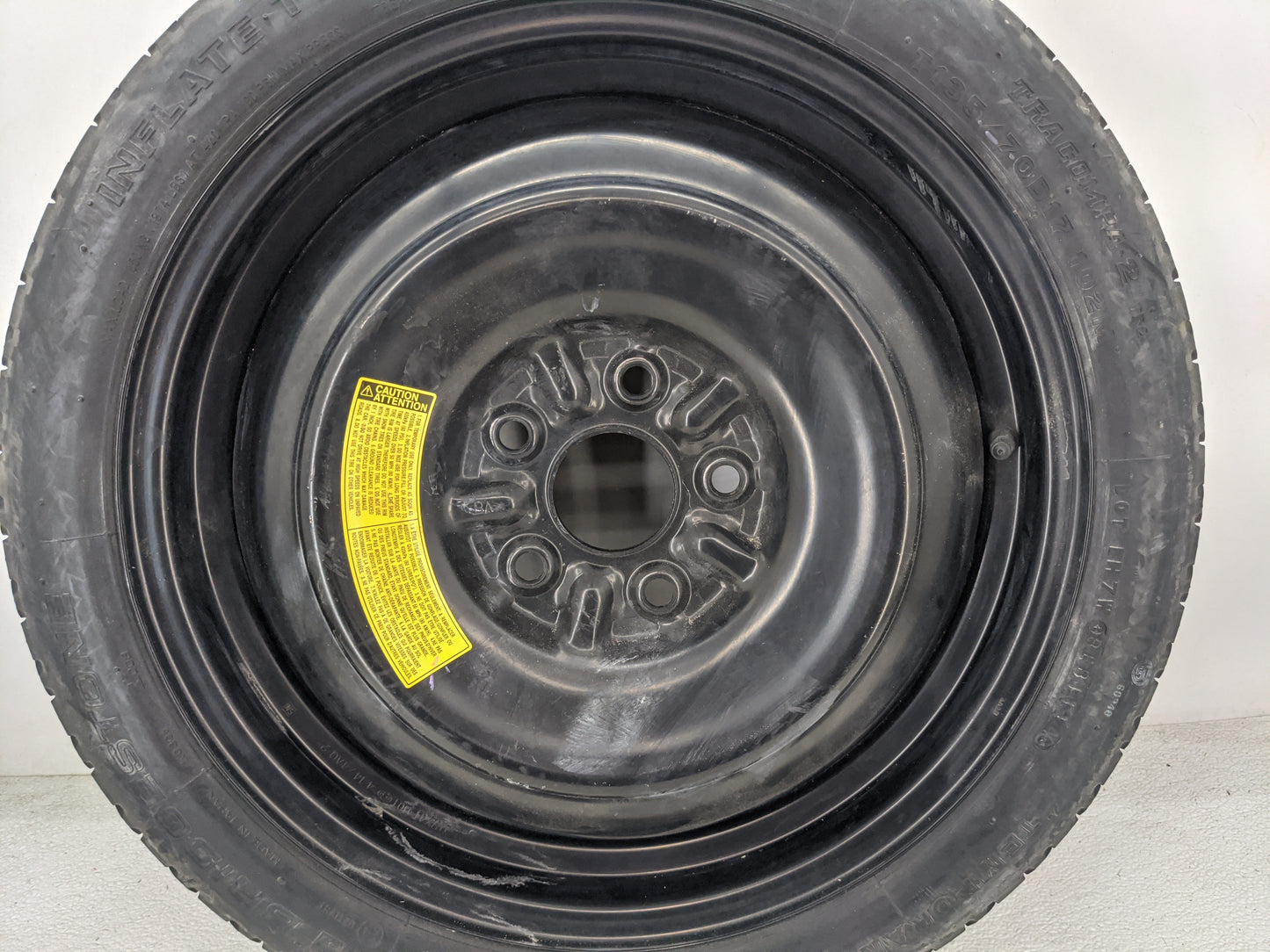 2008-2015 Scion Xb Spare Donut Tire Wheel Rim Oem - Oemusedautoparts1.com