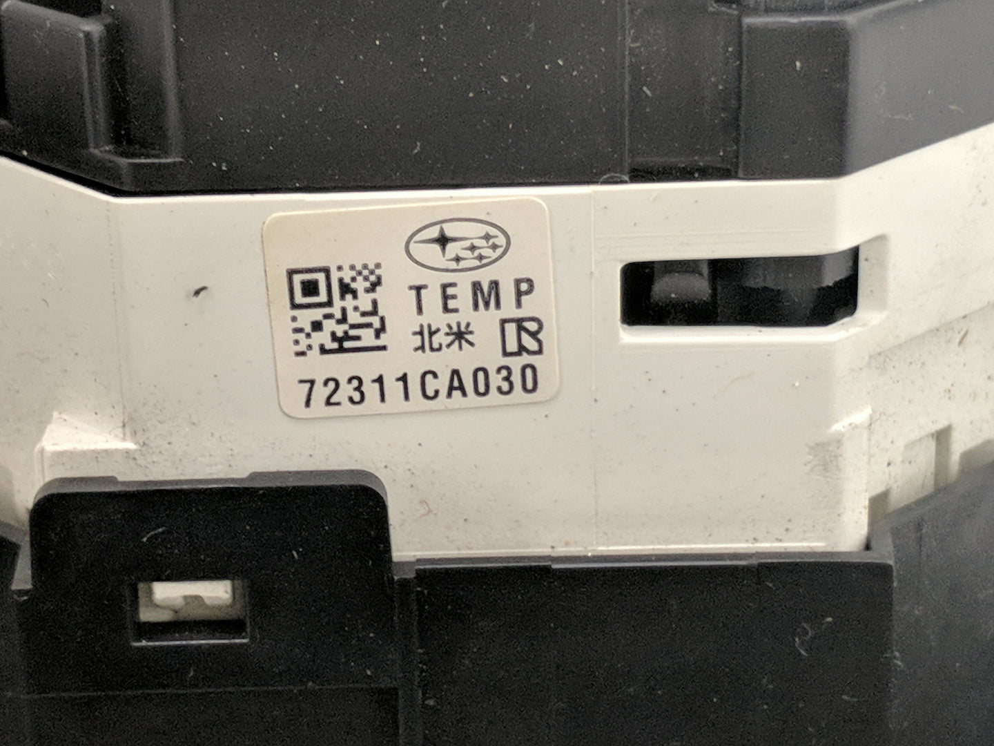 2014 Subaru Brz Climate Control Module Temperature AC/Heater Replacement P/N:72311CA030 Fits OEM Used Auto Parts - Oemusedau