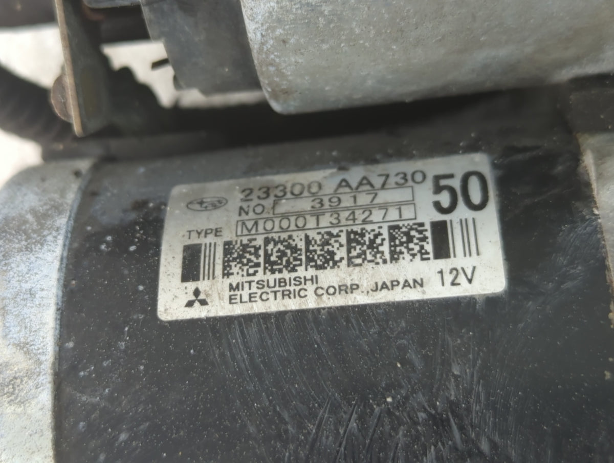 2014 Subaru Brz Car Starter Motor Solenoid OEM P/N:23300 AA730 Fits Fits 2013 2015 2016 2017 2018 2019 2020 OEM Used Auto Pa