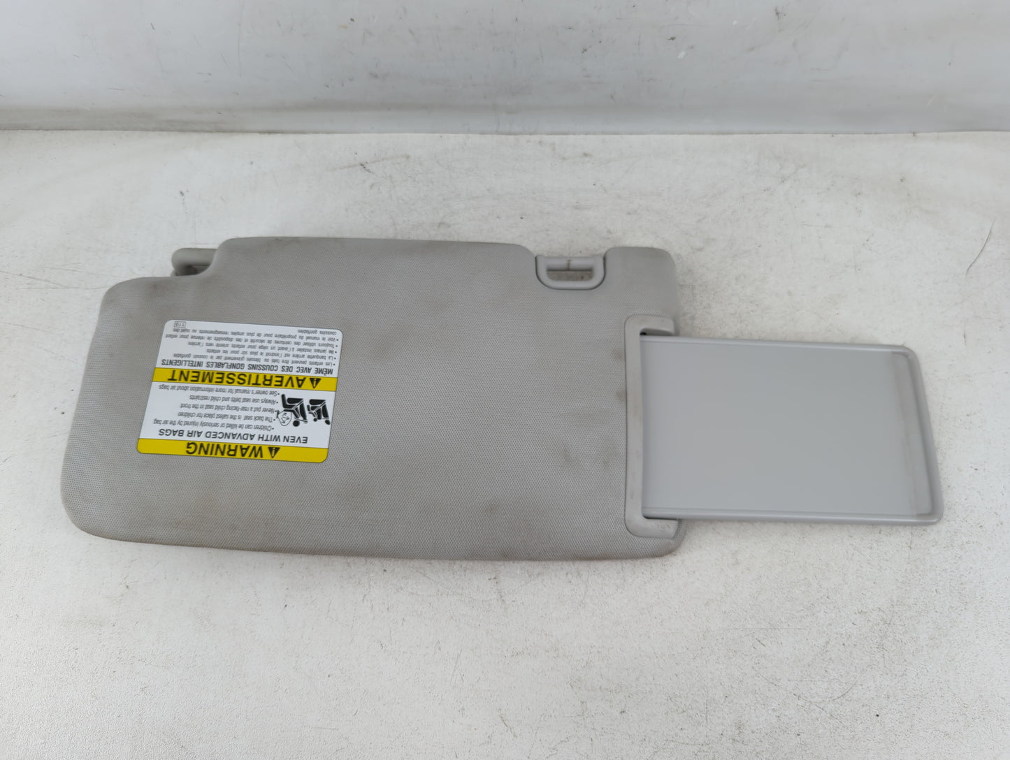 2014-2016 Subaru Forester Sun Visor Shade Replacement Passenger Right Mirror Fits Fits 2014 2015 2016 OEM Used Auto Parts - 