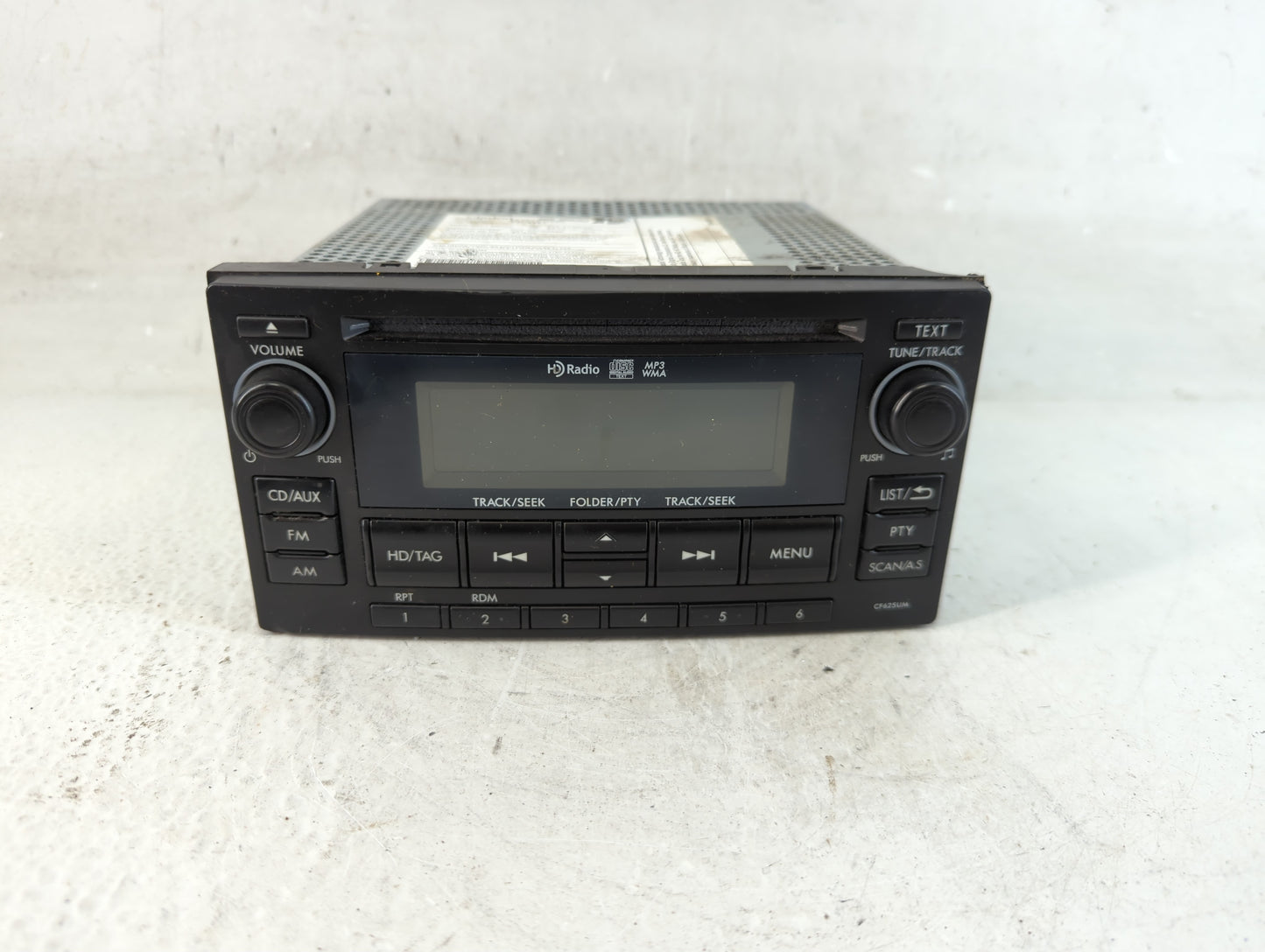 2014 Subaru Forester Radio AM FM Cd Player Receiver Replacement P/N:86201SG620 Fits OEM Used Auto Parts - Oemusedautoparts1.