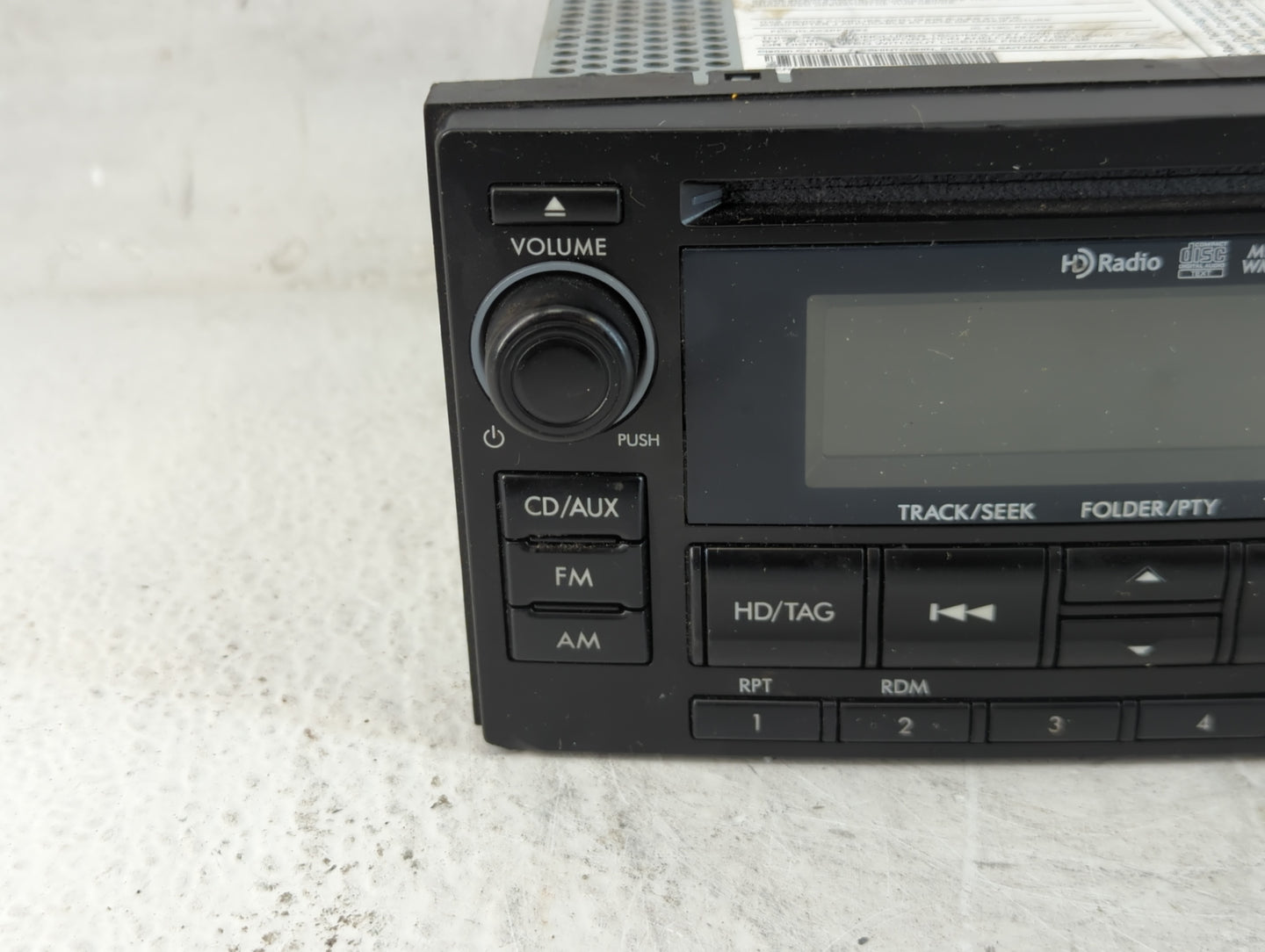 2014 Subaru Forester Radio AM FM Cd Player Receiver Replacement P/N:86201SG620 Fits OEM Used Auto Parts - Oemusedautoparts1.