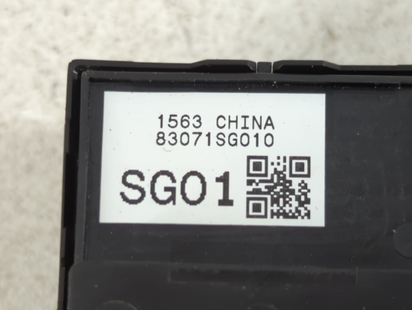 2014 Subaru Forester Master Power Window Switch Replacement Driver Side Left P/N:83071SG010 Fits OEM Used Auto Parts - Oemus