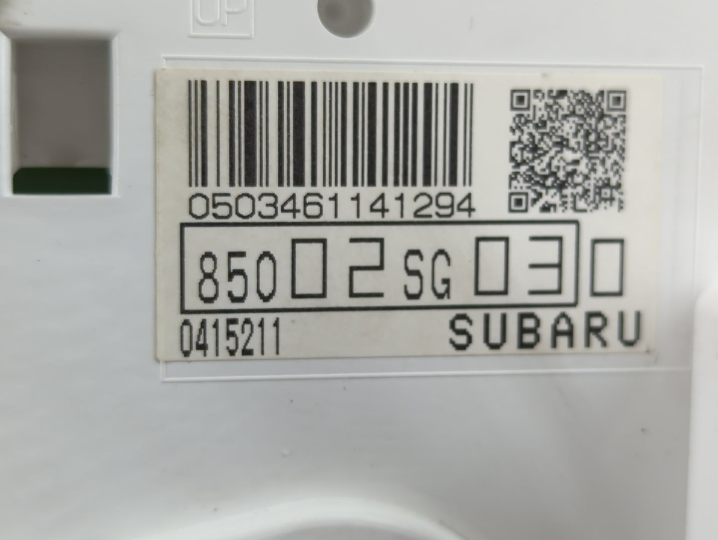 2014 Subaru Forester Instrument Cluster Speedometer Gauges P/N:85002SG030 Fits OEM Used Auto Parts - Oemusedautoparts1.com
