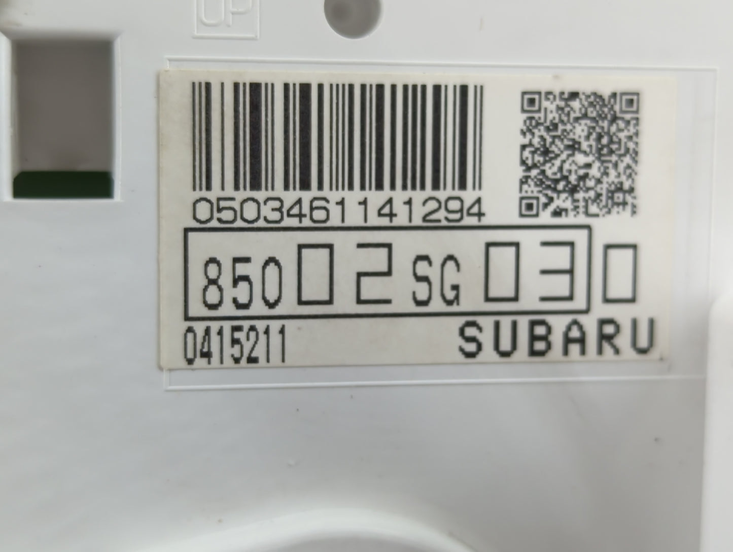 2014 Subaru Forester Instrument Cluster Speedometer Gauges P/N:85002SG030 Fits OEM Used Auto Parts - Oemusedautoparts1.com