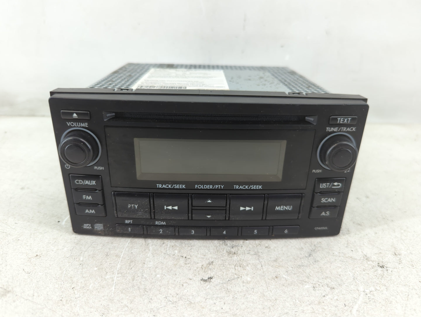 2014 Subaru Forester Radio AM FM Cd Player Receiver Replacement P/N:86201SG600 Fits OEM Used Auto Parts - Oemusedautoparts1.