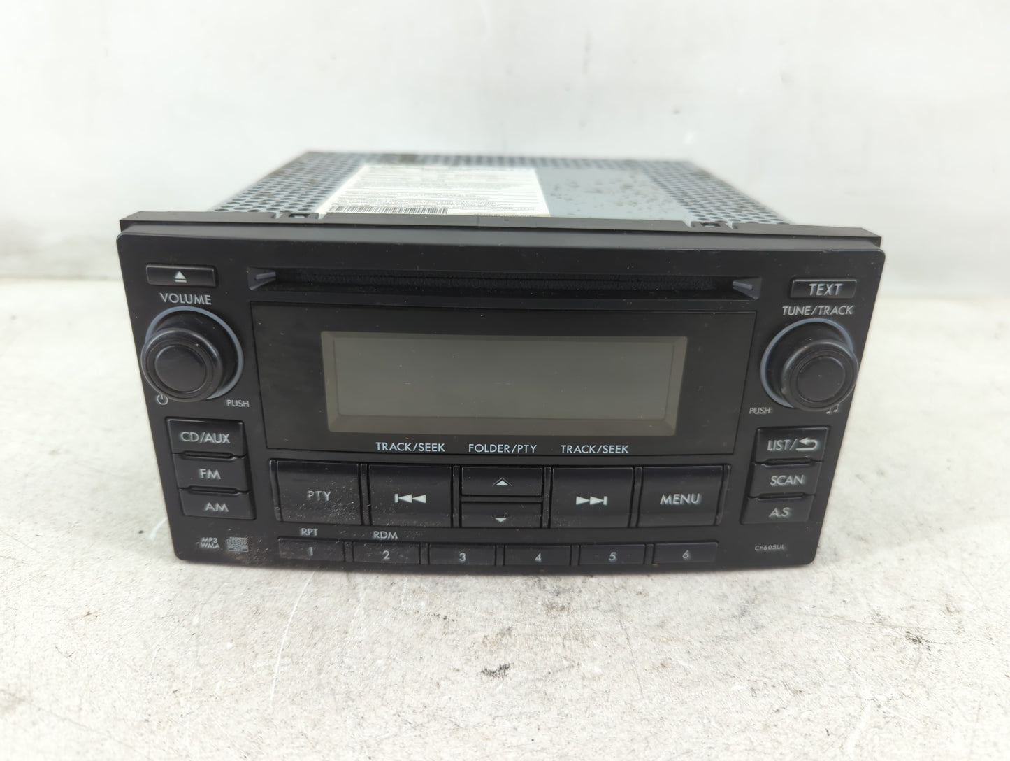 2014 Subaru Forester Radio AM FM Cd Player Receiver Replacement P/N:86201SG600 Fits OEM Used Auto Parts - Oemusedautoparts1.