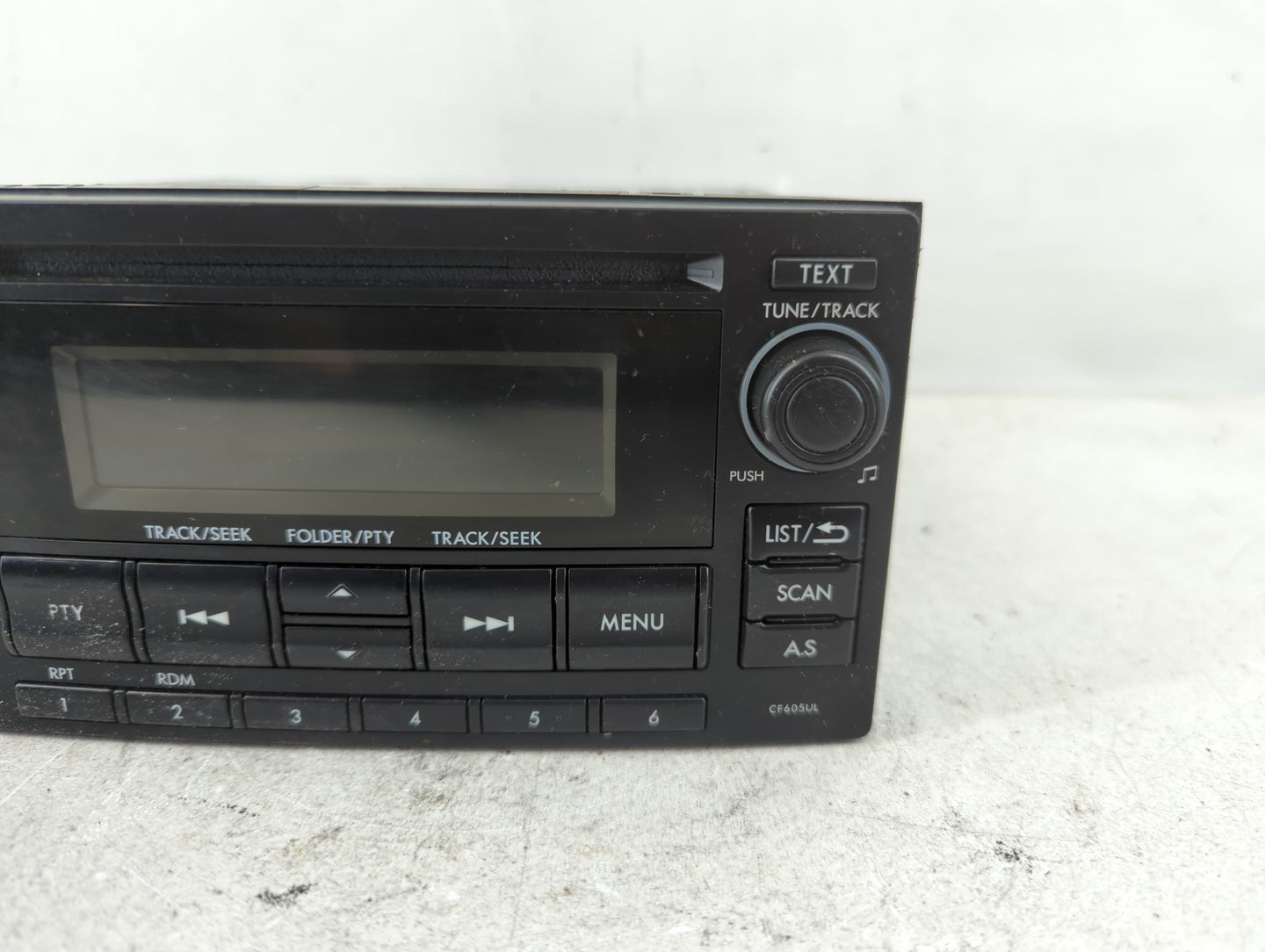 2014 Subaru Forester Radio AM FM Cd Player Receiver Replacement P/N:86201SG600 Fits OEM Used Auto Parts - Oemusedautoparts1.