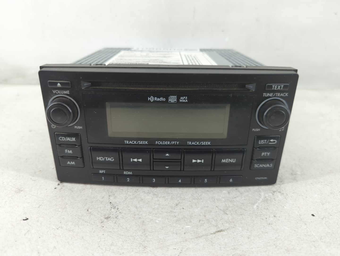 2014 Subaru Forester Radio AM FM Cd Player Receiver Replacement P/N:86201SG620 Fits OEM Used Auto Parts - Oemusedautoparts1.