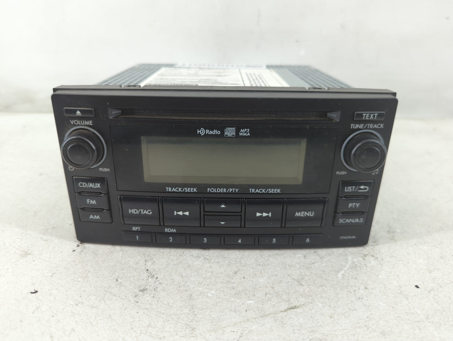 2014 Subaru Forester Radio AM FM Cd Player Receiver Replacement P/N:86201SG620 Fits OEM Used Auto Parts - Oemusedautoparts1.