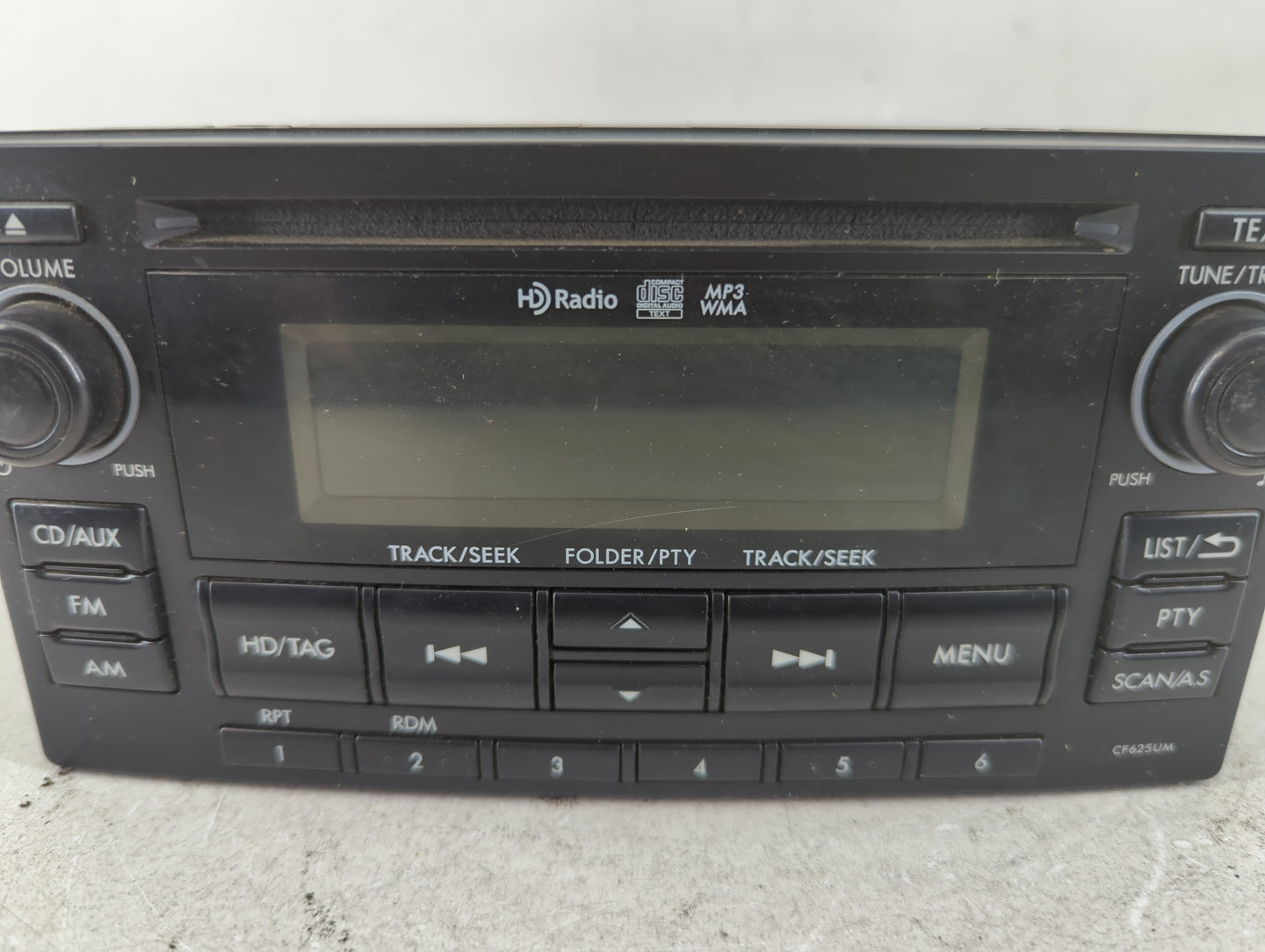 2014 Subaru Forester Radio AM FM Cd Player Receiver Replacement P/N:86201SG620 Fits OEM Used Auto Parts - Oemusedautoparts1.