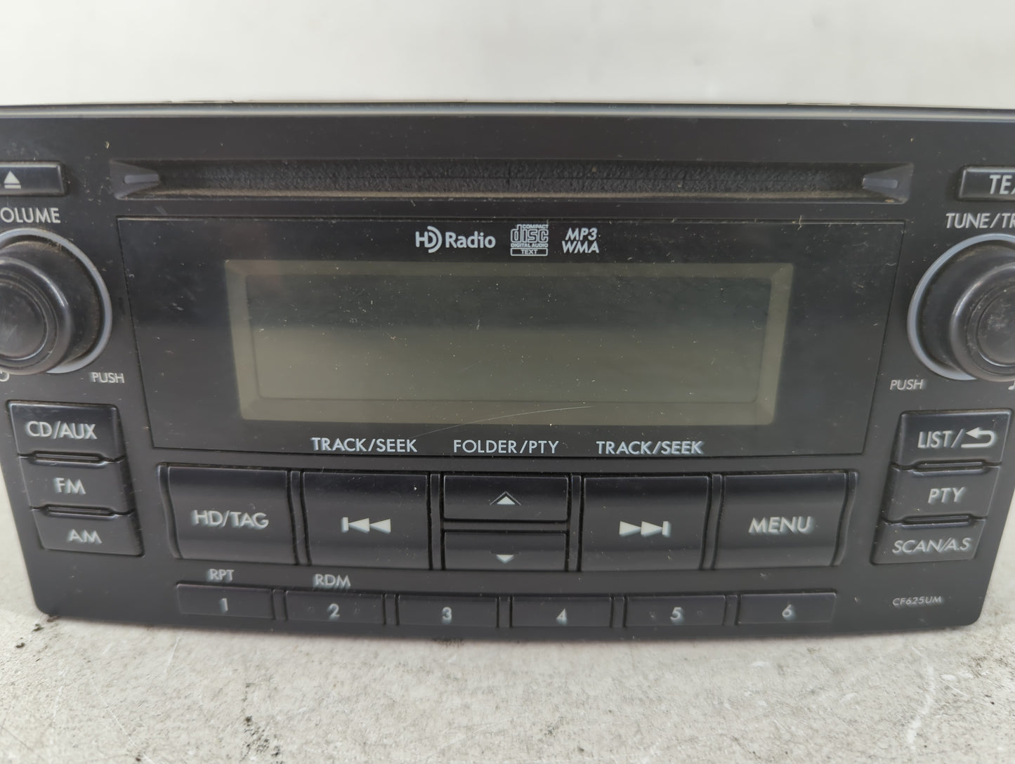 2014 Subaru Forester Radio AM FM Cd Player Receiver Replacement P/N:86201SG620 Fits OEM Used Auto Parts - Oemusedautoparts1.