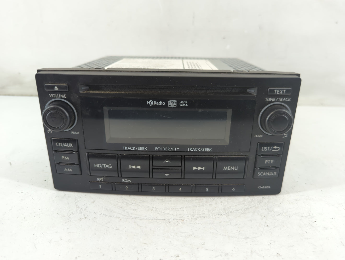 2014 Subaru Forester Radio AM FM Cd Player Receiver Replacement P/N:86201SG620 Fits OEM Used Auto Parts - Oemusedautoparts1.
