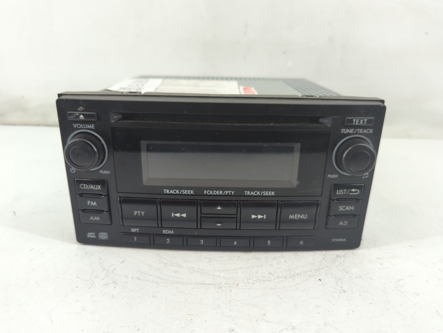 2014 Subaru Forester Radio AM FM Cd Player Receiver Replacement P/N:86201SG600 Fits OEM Used Auto Parts - Oemusedautoparts1.