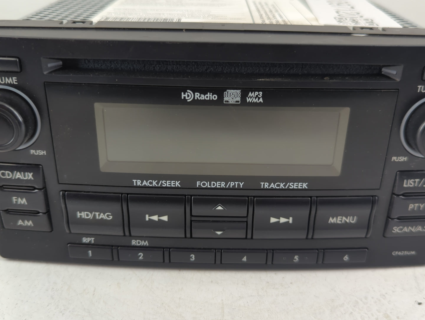 2014 Subaru Forester Radio AM FM Cd Player Receiver Replacement P/N:86201SG620 Fits OEM Used Auto Parts - Oemusedautoparts1.